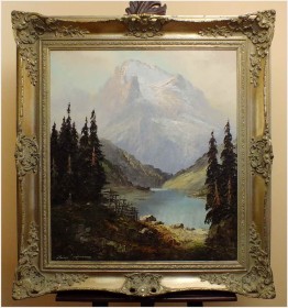 Mega Rarytas! Weisshorn - Org Herbert Uerpmann (1911-1996)