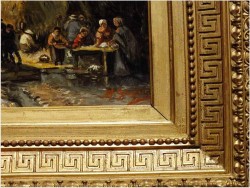 PAŁACOWE MALARSTWO! ANSICHT VON ANTWERPEN - MAX GAISSER (AUGSBURG 1857-1922 MUNICH)