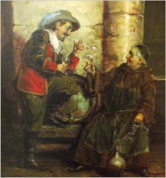 ROZMOWA PRZY WINIE ! org Prof. Willi DEPRÉ (1922-1995r.) CERTYFIKAT!