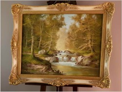 Ciekawe Malarstwo Romantyczne, Tajemniczy Las - Hans Wagner *1924