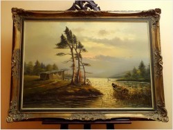 UNIKAT! DUŻY FORMAT, SEE BERGE BOOT - CAROL SPREE 1907r.