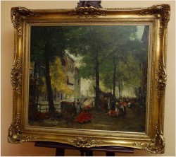 MEGA RARYTAS! BLUMENMARKT AMSTERDAM ~ ORG. GERHARD DICKMEIS (1918-1978)