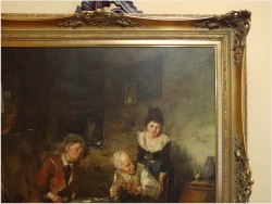 POZYCJA GODNA POLECANIA! GRA W KARTY - DICKMEIS GERHARD (Heinsberg 1918 – 1978 Jülich)