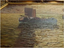 Wyjście z portu w słońcu ~ GRABONÉ Arnold (1896-1982)