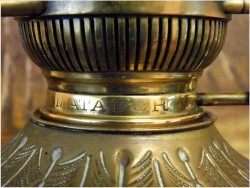 ANTYK! LAMPA NAFTOWA - Empire 1860 r.