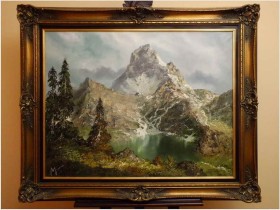 MUZEALNY UNIKAT! GROßE SCHLENKERNSPITZE - org HERBERT UERPMANN (1911-1996)