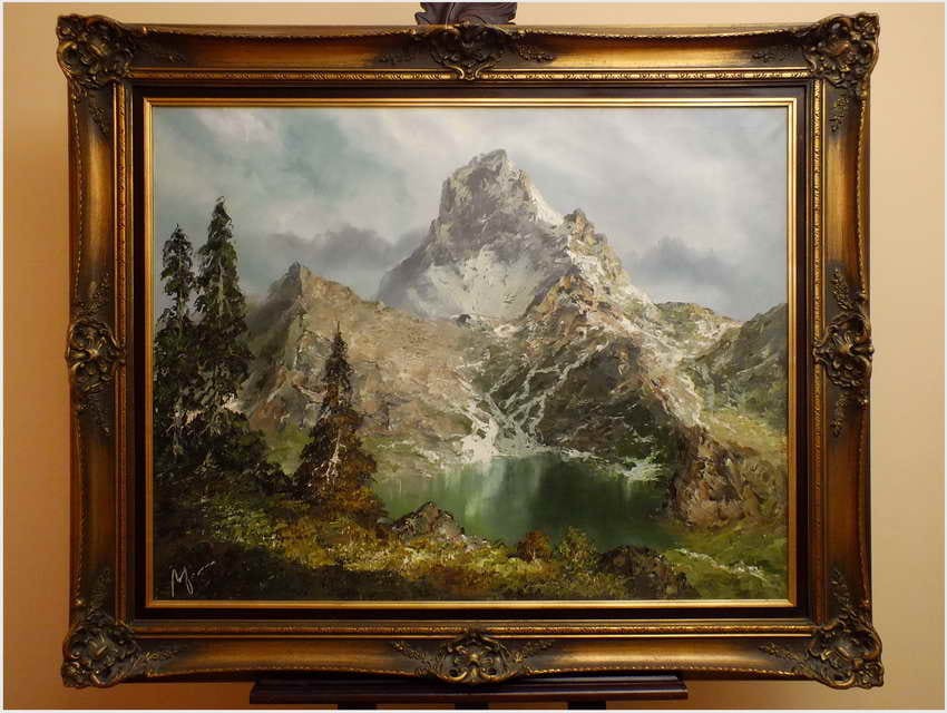 MUZEALNY UNIKAT! GROßE SCHLENKERNSPITZE - org HERBERT UERPMANN (1911-1996)