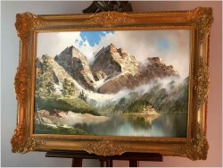 Piękna Panorama Alpejska,  Zugspitze Und Eibsee - J.E. Lemke *1916