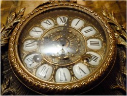 POLECAMY! PAŁACOWY ZEGAR Z KANDELABRAMI - (FHS HERMLE &SOHN) 15KG