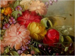 BUKIET KWIATÓW - GERHARD MERFORT *1927