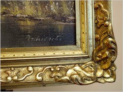 PIĘKNY ALPEJSKI KRAJOBRAZ - FRITZ ZSCHIESCHE (1926-2012)