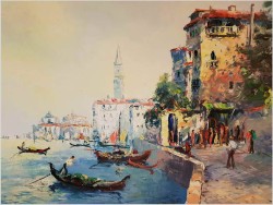 Mega Rarytas! Technika Szpachlowa, Wenecja - Carol Spree *1907