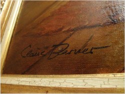 MALARSTWO RODZAJOWE! GEMÜTLICHE RUNDE - (Claüs BERNER XIX/XXw.) München