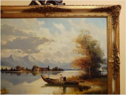 PIĘKNE JEZIORO CHIEMSEE ~ HELMUT STADELHOFER (1914- 1979)