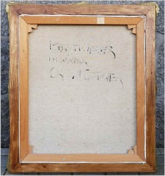 Tajemnicza Leśna Rzeka w zimowym krajobrazie - H. Fischer  62. (Technika Szpachlowa)