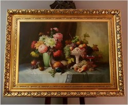 Pałacowa Martwa Natura z Bażantem - A. Höppner XIXw.
