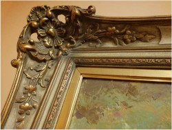 BOOT IM MONDSCHEIN, NOCTURNE ! org HELMUT KALUZA 1912-1984 HAMBURG