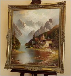 BERGSEE MONTE BIVERA - GUSTAW WEISS/GUWE (80cmx70cm)