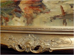 Łodzie na morzu północnym - Rudolf Priebe (Kiew 1889-1964 Hamburg)