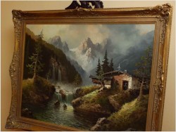 WASSERFALL IM PITZTAL ~ GUSTAW WEISS/GUWE