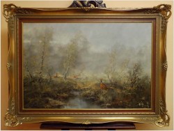 MALARSTWO AUKCYJNE! BAŻANTY - H. HANSUNG *1924