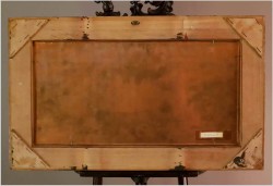 Wyjątkowe malarstwo! Widok na niemieckie przedmieście miasta, Celle - Klaus Rochel (*1936)