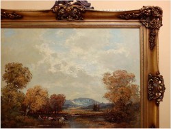 PEJZAŻ Z KROWAMI, RANDOLF WEHN 1911r.- CERTYFIKAT!