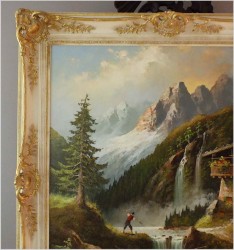 POLECAMY DO KOLEKCJI! WĘDKARZ W PITZTAL - GUSTAW WEISS/GUWE (1886-1973)