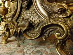 POLECAMY! PAŁACOWY ZEGAR Z KANDELABRAMI - (FHS HERMLE &SOHN) 15KG