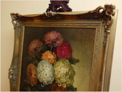 CHRYSANTHEMEN IN VASE - Klaus Clausmeyer  (* 1887 in München; † 11. März 1968 in Düsseldorf)