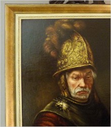 Zobacz obraz ! Człowiek w złotym hełmie, kopia w/g Rembrandt van Rijn