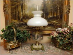 STARA LAMPA NAFTOWA - CARL KNEUSEL ZEULENRODA XIXw.