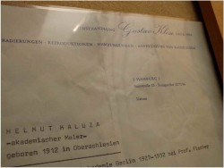 BOOT IM MONDSCHEIN, NOCTURNE ! org HELMUT KALUZA 1912-1984 HAMBURG