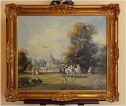 MALARSTWO ROKOKO! DWORSKA SCENA PARKOWA - Herbert ISENBERG *1930