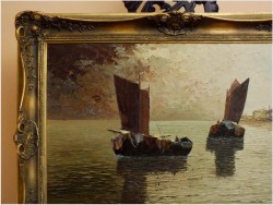 Wyjście z portu w słońcu ~ GRABONÉ Arnold (1896-1982)