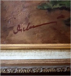 Malarstwo Aukcyjne! Chłopiec w Kurniku - Dickmeis Gerhard (Heinsberg 1918 - 1978 Jülich) Rozmiar XXL