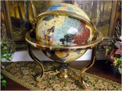 POLECAMY WIELKI GLOBUS, KAMIENIE PÓŁSZLACHETNE DO BIURA