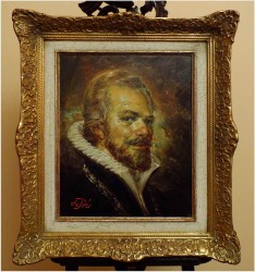 PORTRET MUSZKIETERA! org Prof. Willi DEPRÉ (1922-1995r.)