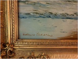 Fale morskie nad brzegiem Bałtyku - Waldemar Schlichting (1896 - 1970)