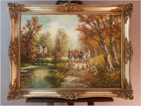 POLECAMY! WYJAZD NA POLOWANIE - WLADIMIR GRECHOW (*1917 IN MOSCOW)