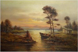 MEGA RARYTAS! PANORAMA, ZACHÓD SŁOŃCA - CAROL SPREE *1907