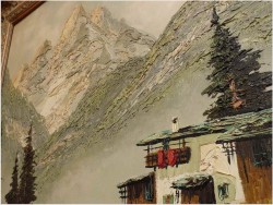 POLECAMY! KRAJOBRAZ ALPEJSKI -  WOLFGANG HEINZ UNGER *1929