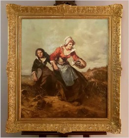 Malarstwo Aukcyjne! Powrót Przez Wydmy - Dickmeis Gerhard (Heinsberg 1918 - 1978 Jülich)