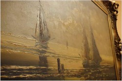 ŁODZIE NA MORZU - JEAN COUNE (1900-1963)