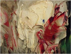 RARYTAS! KWIATY W NIEBIESKIM  WAZONIE ~ Prof.Adjez BAHMAN (1941)