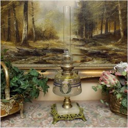 STARA LAMPA NAFTOWA - CARL KNEUSEL ZEULENRODA XIXw.