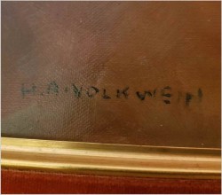 Chryzantemy w wazonie - Helmuth Andreas Volkwein *1920