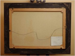 BOOT IM MONDSCHEIN, NOCTURNE ! org HELMUT KALUZA 1912-1984 HAMBURG