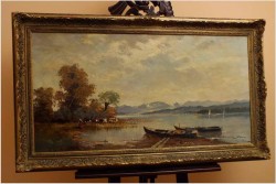 WIDOK NA JEZIORO BODENSEE (RANDOLF WEHN 1911-1987)