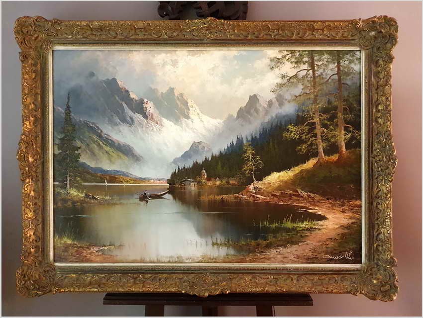 Widok na jezioro Urnersee  - Gustaw Weiss/Guwe XXL